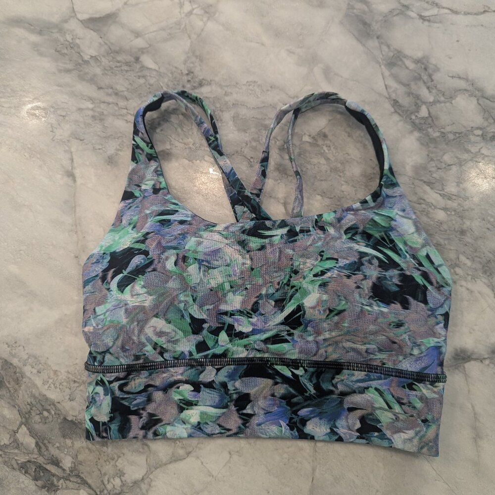 Lululemon Energy Bra Long Line Medium Support, B-D Cup